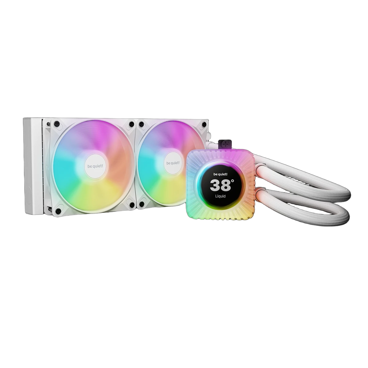 be quiet! Light Loop IO LCD | 240mm White